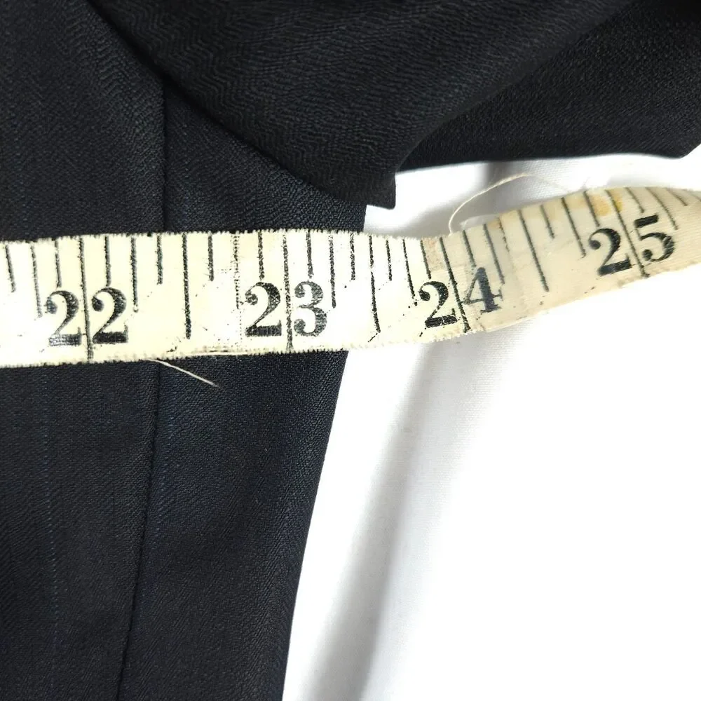 VTG Brooks Brothers Golden Fleece Mens‎ 42R Black 2-Button Sports Coat Blazer